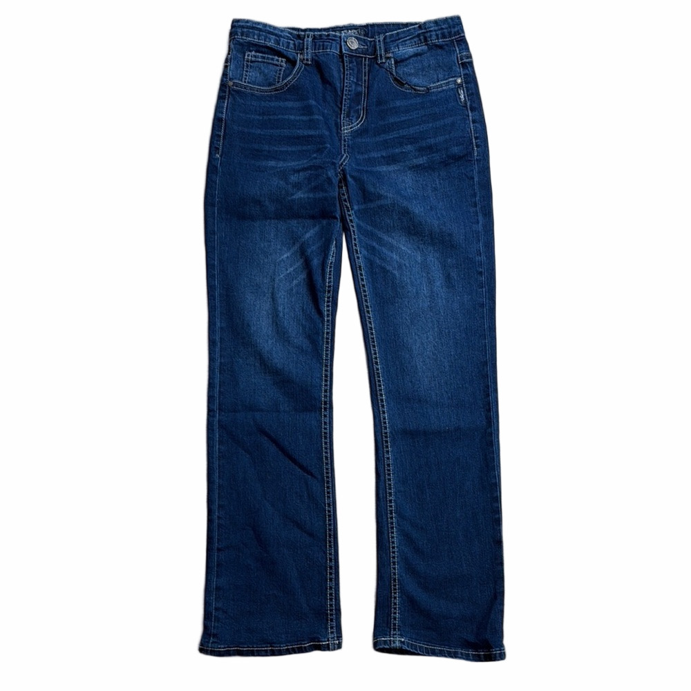 Silver Jeans Co. Zane Boys Sz 14 Medium Wash Relaxed Bootcut Stretch Jeans NWOT